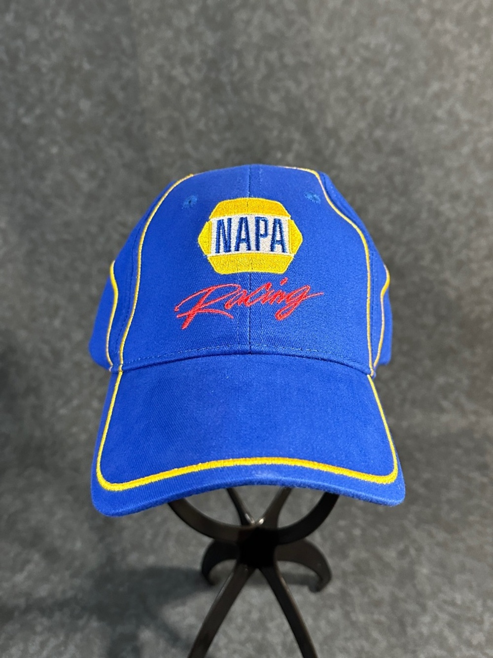 NAPA Racing Michael Waltrip #55 NASCAR Blue and Yellow Adjustable Hat